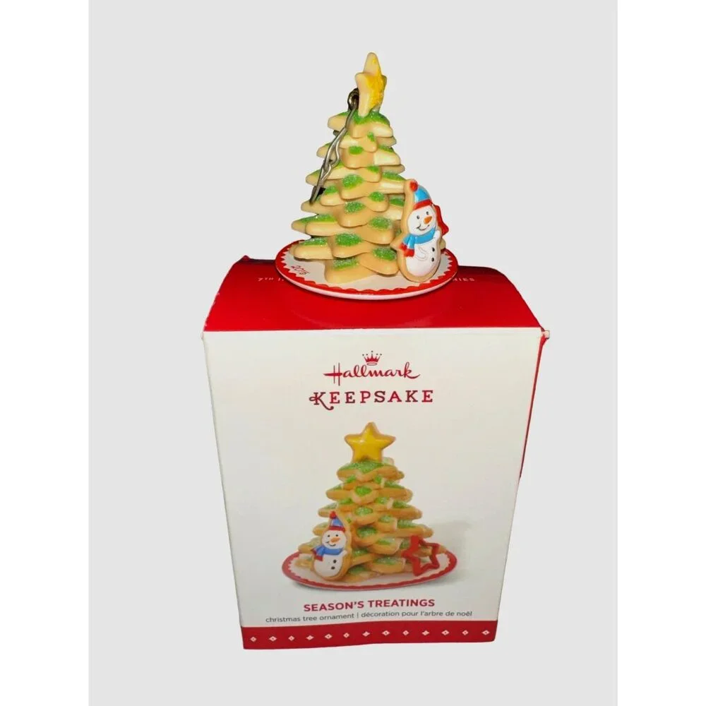 Hallmark Keepsake 7th Seasons Treatings Sugar Cookie Christmas Tree 2015 Holiday - Picture 2 of 5